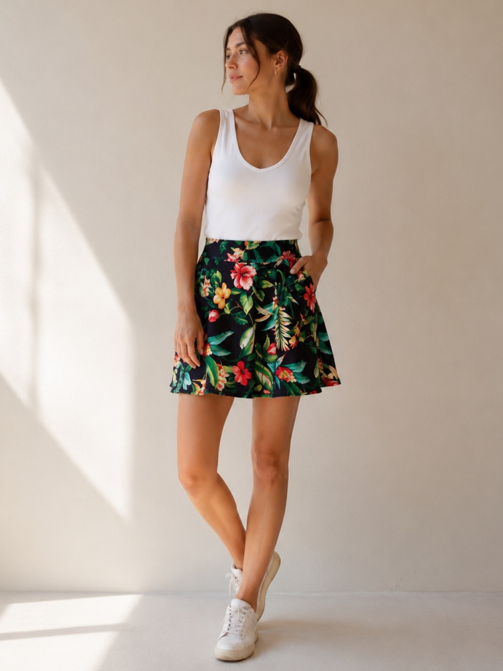 🎉LAST PIECE🎉TOMMY‎ BAHAMA Upf 50 Pleated Side Panel Golf Skort